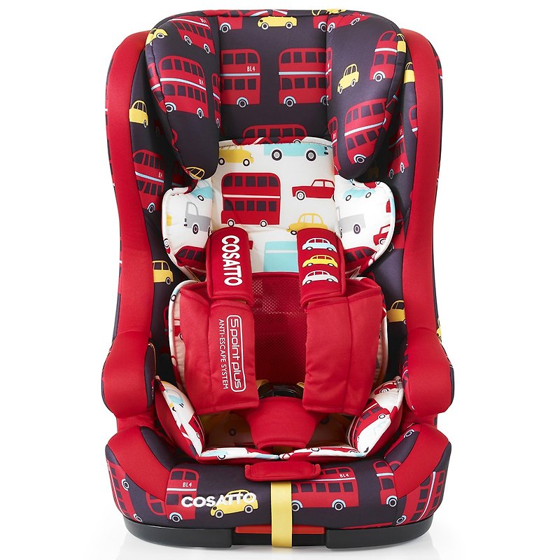 Cosatto Hubbub Group 123 Isofix Car Seat – Huslte Bustle (5 point plus) - Other - Other Materials Red