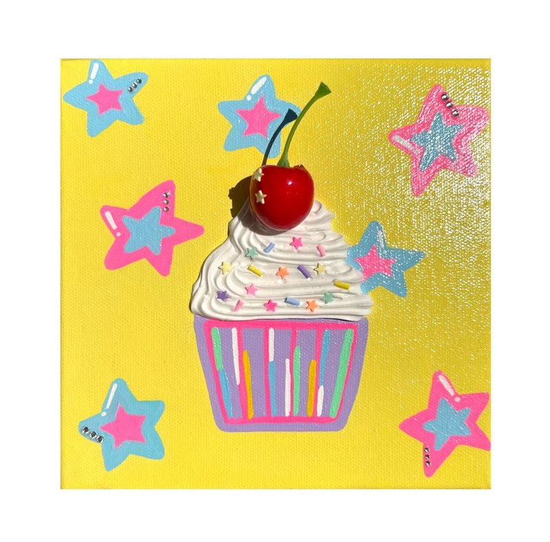 Canvas Art Original Cupcake #20 - โปสเตอร์ - วัสดุอื่นๆ 