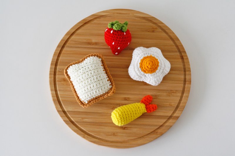 Brunch combination (small) Crochet Catnip Toy - Pet Toys - Other Materials Multicolor