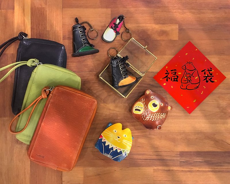 Zhongfu Bag C_Jincai Longevity Bag_Ethics Leather Group - Other - Genuine Leather Multicolor