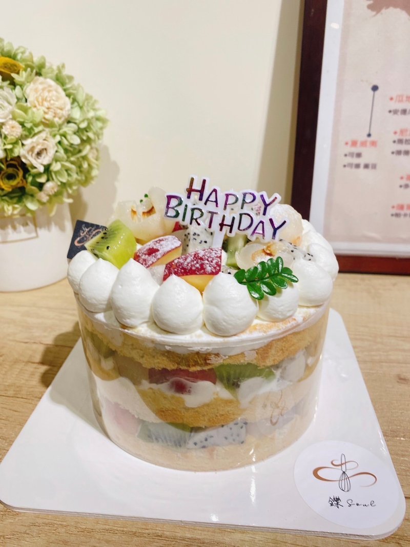 Assorted Fruit Cake Self Pickup Dessert Cake Birthday Cake Taipei Fruit Cake - เค้กและของหวาน - อาหารสด 