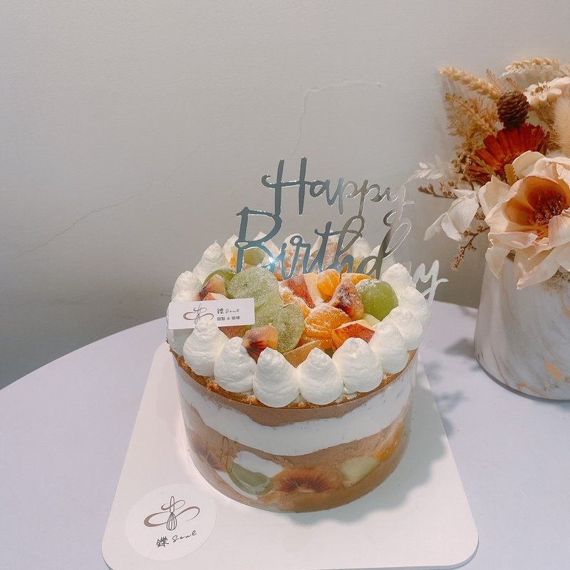 綜合水果裸蛋糕 自取 鑠甜點 蛋糕 生日蛋糕 台北 水果蛋糕 - 蛋糕/甜點 - 新鮮食材 