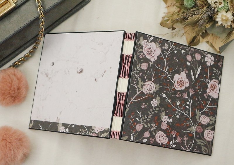 Miss Crocodile Rose Bronzing Name Customized Handmade Book - Notebooks & Journals - Paper 