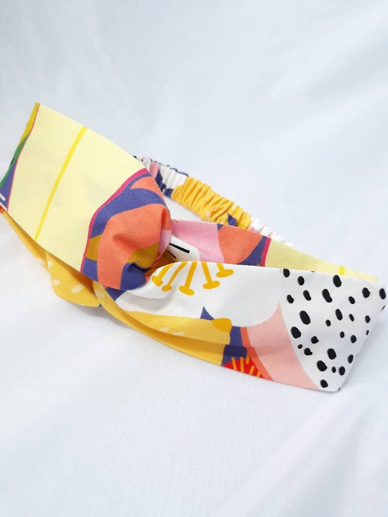Colorful fruit pattern handmade headband - Headbands - Cotton & Hemp Multicolor