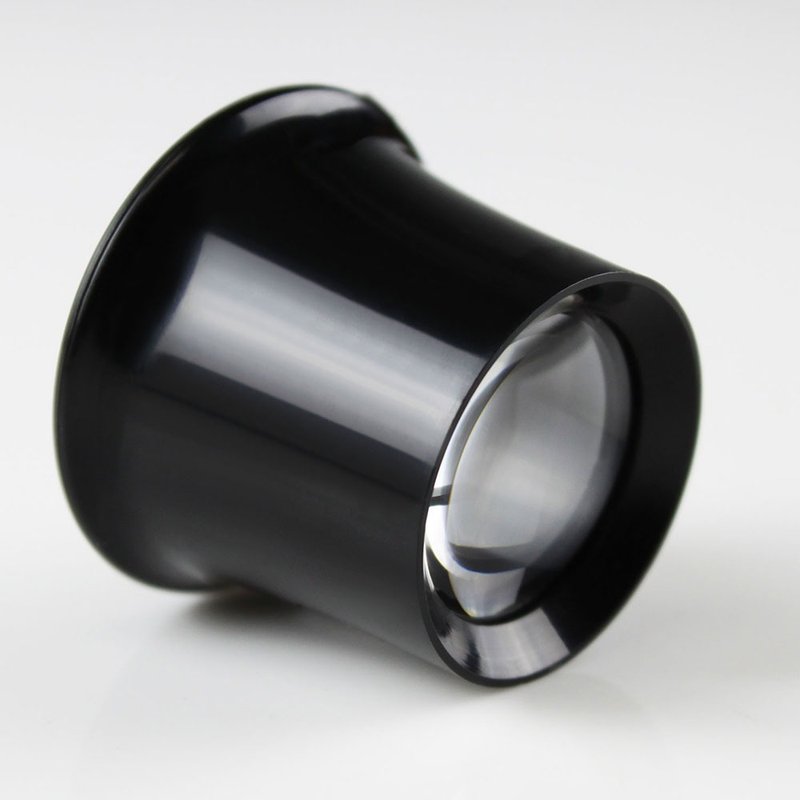 時間職人 6x/21mm 台灣製修錶用單眼罩式放大鏡【A055】 - 零件/散裝材料/工具 - 壓克力 黑色