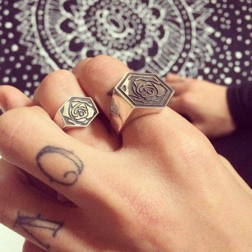 Frankness Jewelry 銀戒指 原創Der Rosenkavalier 情侶戒