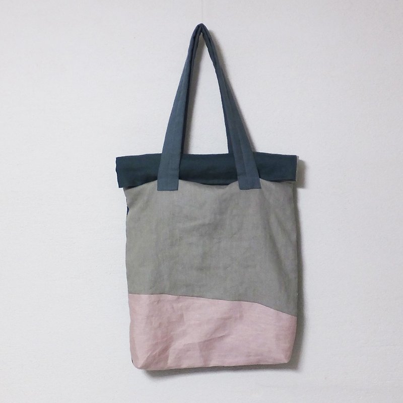 linen bag - Handbags & Totes - Cotton & Hemp Multicolor
