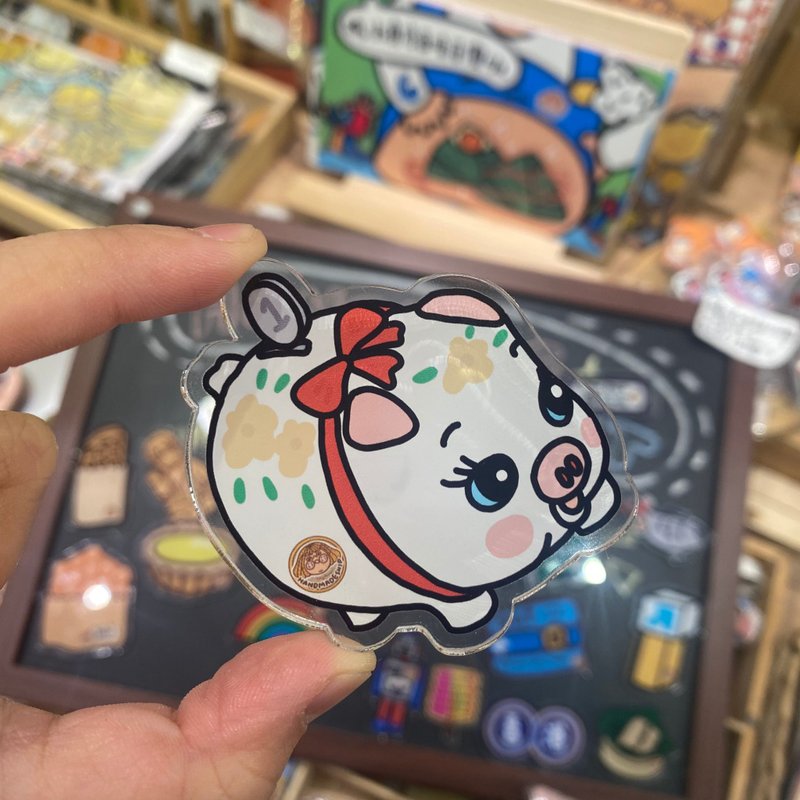 豬仔錢罌 磁石 冰箱貼 - 磁鐵 - 塑膠 