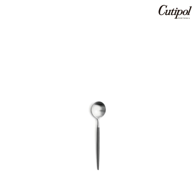 葡萄牙Cutipol GOA系列灰柄12.5cm咖啡匙 - 刀叉/湯匙/餐具組 - 不鏽鋼 灰色