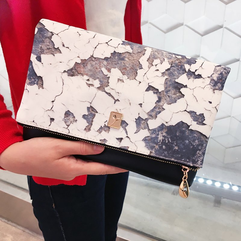 Turkey Travel Design Foldable and Detachable Spring/Summer Clutch Textured Shoulder Diagonal Bag Clutch - Clutch Bags - Other Materials 