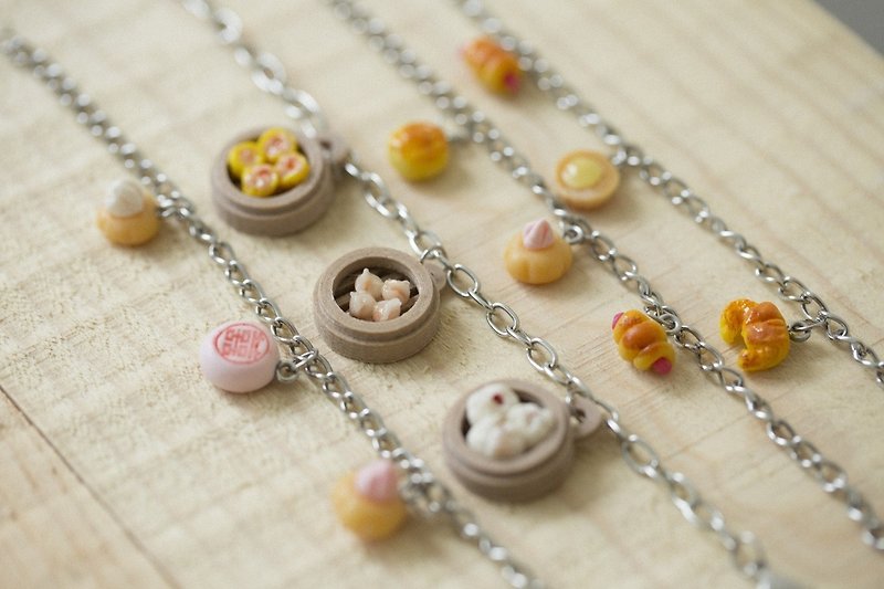 Bracelets in mini bun design - Bracelets - Clay 