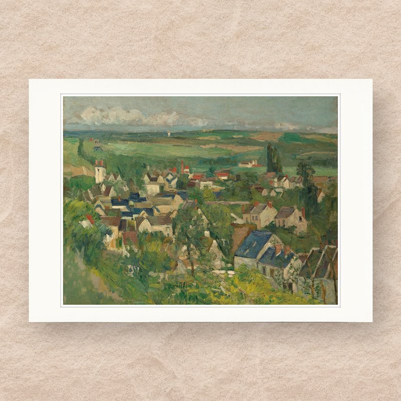 【 藝術畫卡 】塞尚・巴黎近郊風景 | B4畫卡 - 海報/掛畫/掛布 - 紙 多色
