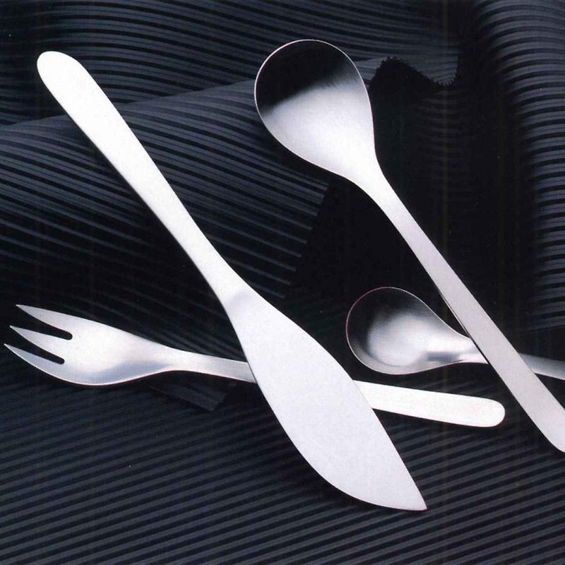 【Sori Yanagi】Japanese knife and fork gift box/14 pieces - Cutlery & Flatware - Stainless Steel 