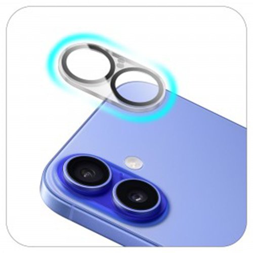 Torrii iPhone 16/16Plus 通用保護膜 蘋果相機鏡頭貼 - 抗菌型