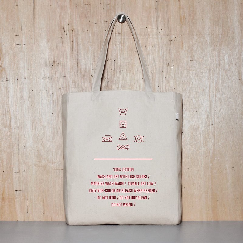 canvas bag Tote bag Environmental protection Can buy a blank bag - Messenger Bags & Sling Bags - Cotton & Hemp White