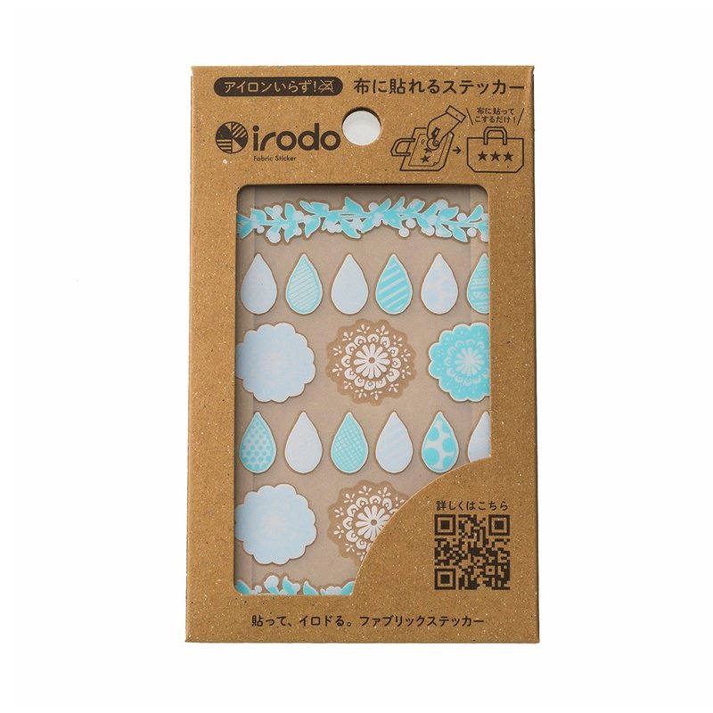 [irodo] Lace LTBU, SK (non-iron fabric transfer sticker) - Stickers - Other Materials Multicolor