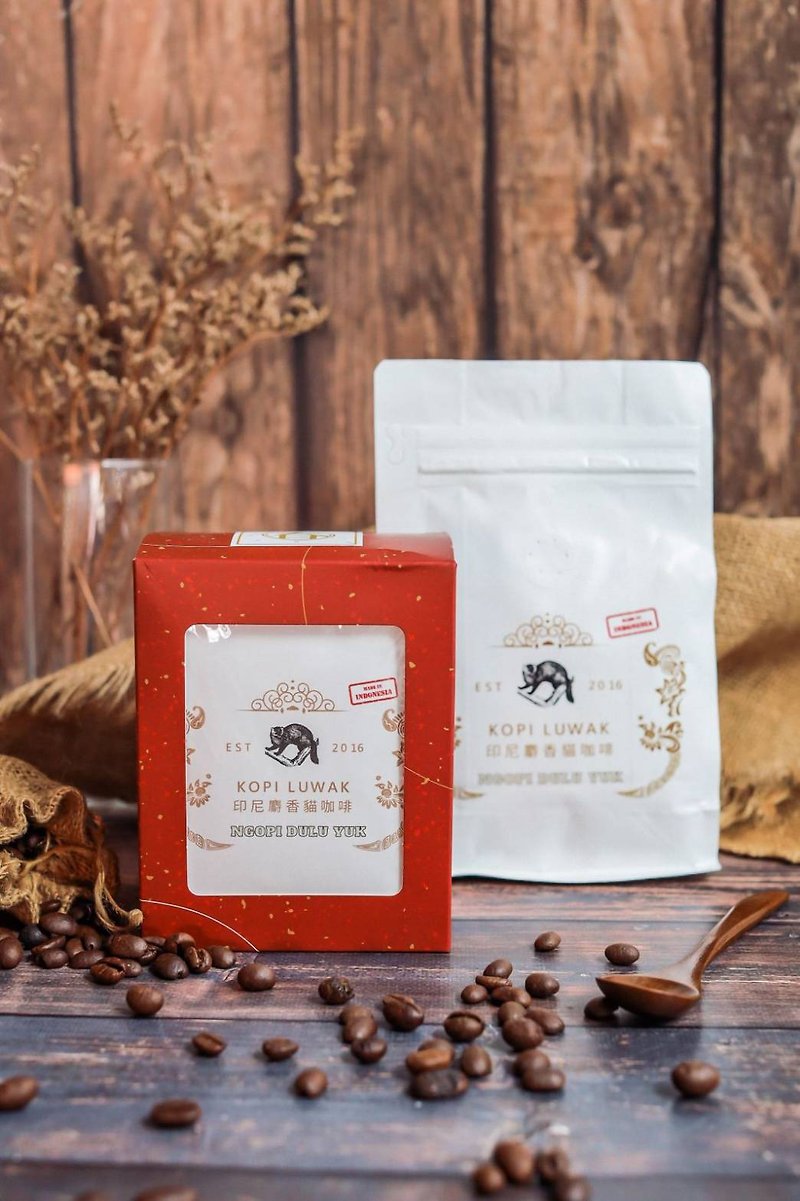 印尼麝香貓咖啡 (中烘焙) - 咖啡/咖啡豆 - 新鮮食材 咖啡色