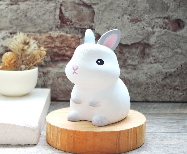 【うさぎの置き物】メキシコ産ウッドカービング【送料込み!】 うさぎの置き物】メキシコ産ウッドカービング【送料込み!】