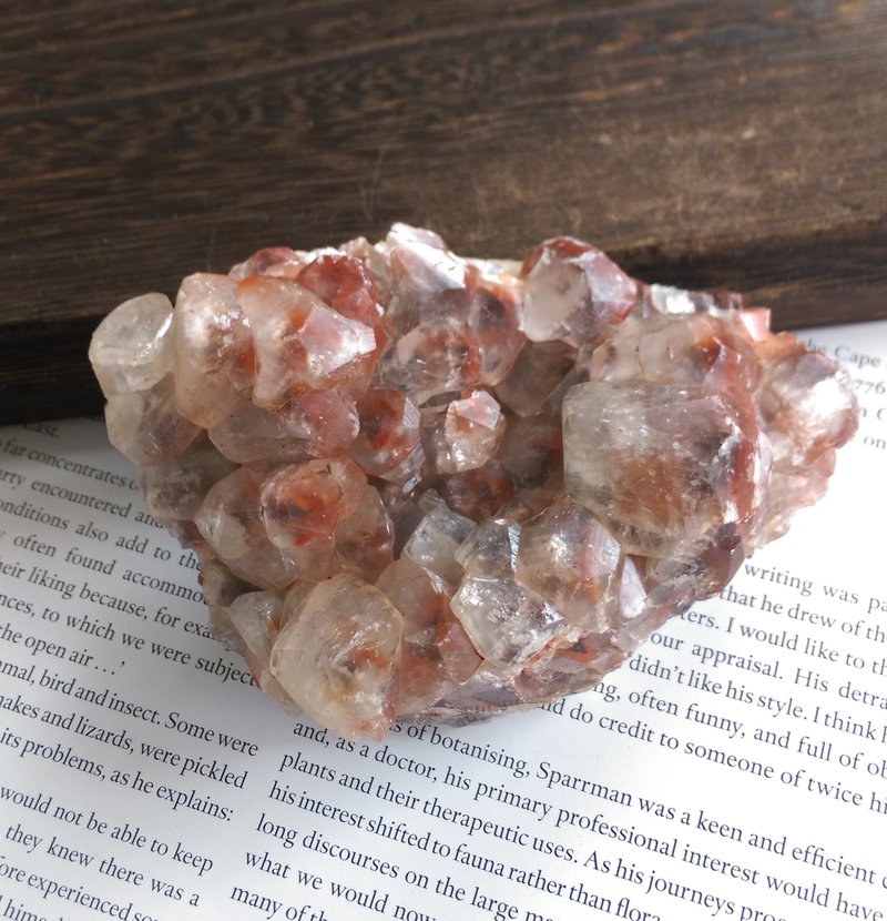 Calcite 湖北產地 紅方解石 奔馳方解石 二次結晶 天然礦石 原礦 - 擺飾/家飾品 - 其他材質 