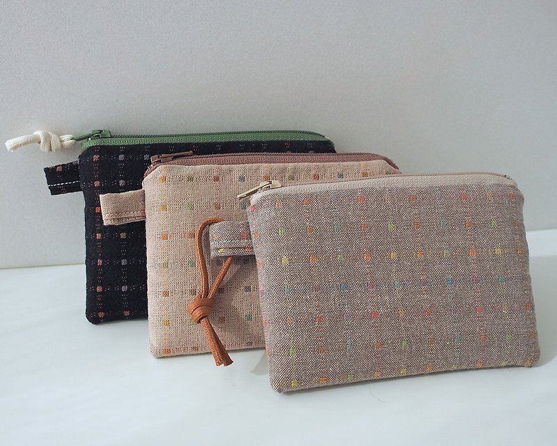 howslife hand-made warm soft coin purse-Rainbow Dot Stars Series (cotton shop) - Pencil Cases - Cotton & Hemp 