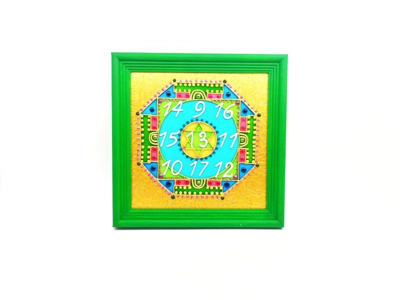 Ketu Yantra Healing Art神圣几何学 - 壁貼/牆壁裝飾 - 玻璃 綠色
