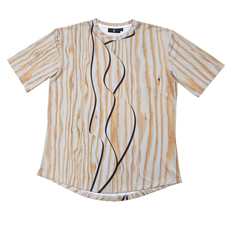 質 機能短袖 A版型 - T 恤 - 聚酯纖維 咖啡色