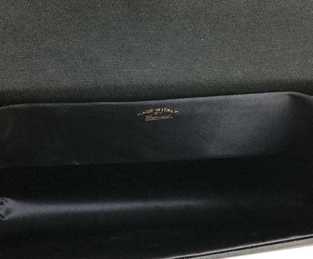 日本直送 名牌中古包 】 GUCCI GGモチーフ サテン クラッチバッグ