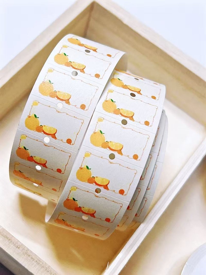 ミカン　ヨヨ子のラベラーシール - 便條紙/便利貼 - 紙 