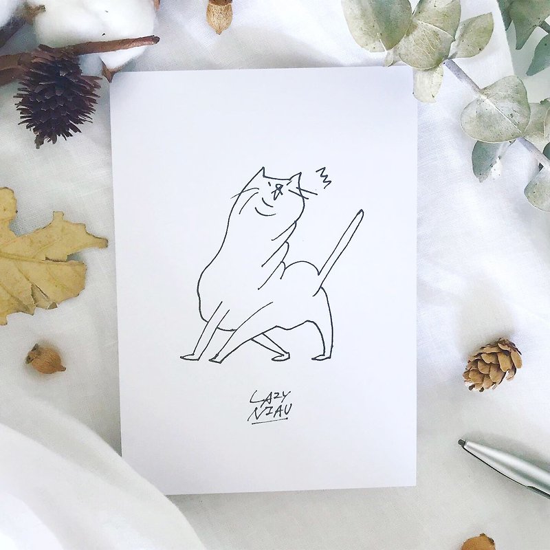 Hear the sound of snacks - Cards & Postcards - Paper White