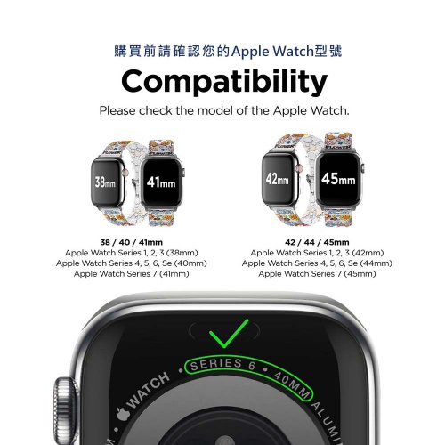 Apple Watch BT21 Xiaohua シリーズ 透明ストラップ 共同