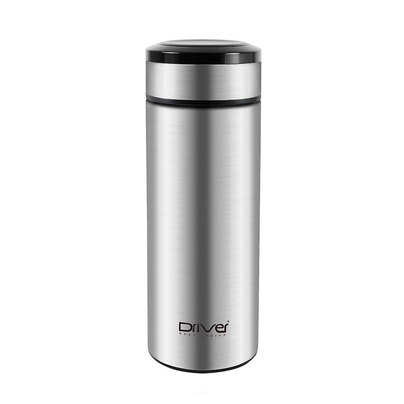 Driver flagship vacuum flask 480ml (with tea net) - primary color - Vacuum Flasks - Other Metals Gray