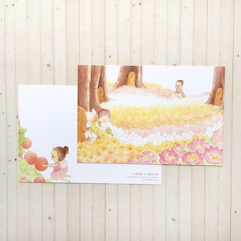 [Fei Ni series - Flower Village] Postcards - Cards & Postcards - Paper Pink