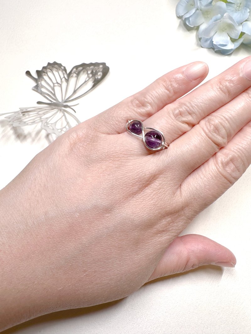 紫水晶 Amethyst 戒指 - 戒指 - 水晶 