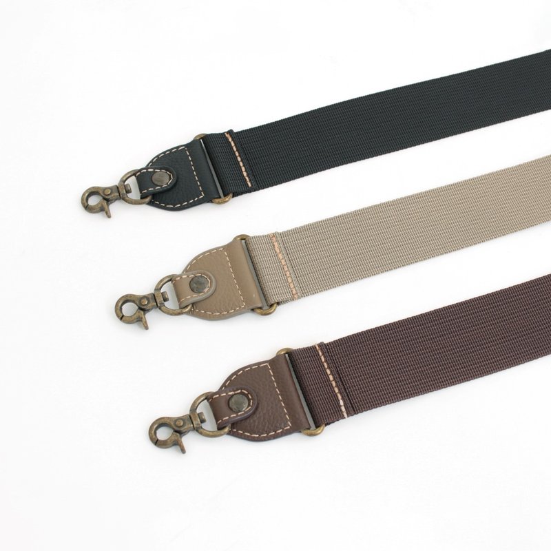 Shoulder strap width 38mm - อื่นๆ - หนังแท้ สีกากี