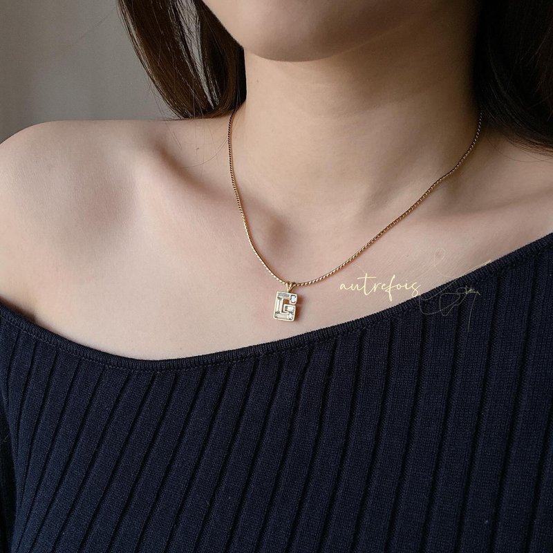 中古 Givenchy 紀梵希 水鑽頸鍊 - 項鍊 - 其他金屬 金色