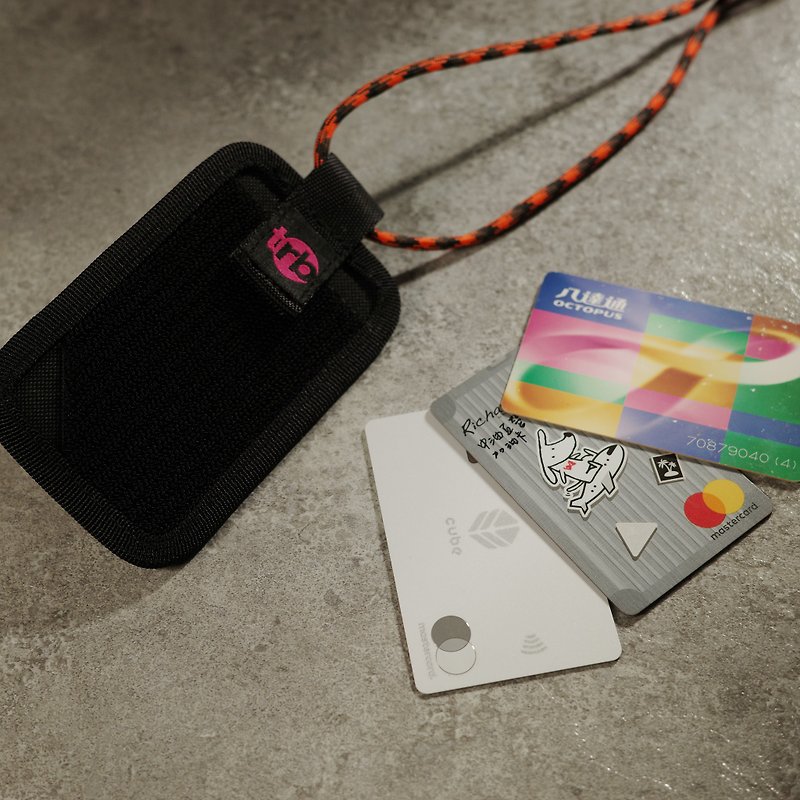 action card holder (wilderness black) devil felt personalized induction card holder leisure card credit card - ID & Badge Holders - Other Materials Black