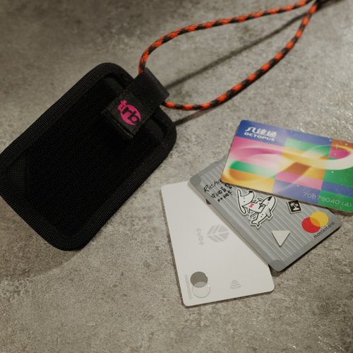 trb werk action card holder(曠野黑) 魔鬼氈個性感應卡套 悠遊卡 信用卡