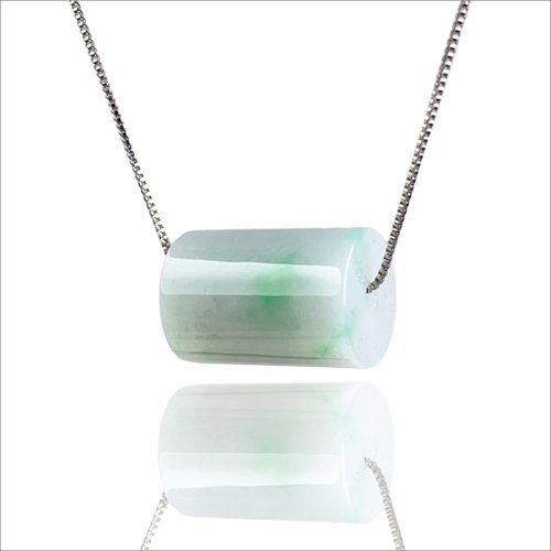 瓔珞珠寶盒 E.L.Jewelry Box 【萬事亨通】飄陽綠翡翠路路通項鍊 | 天然緬甸玉翡翠A貨 | 送禮