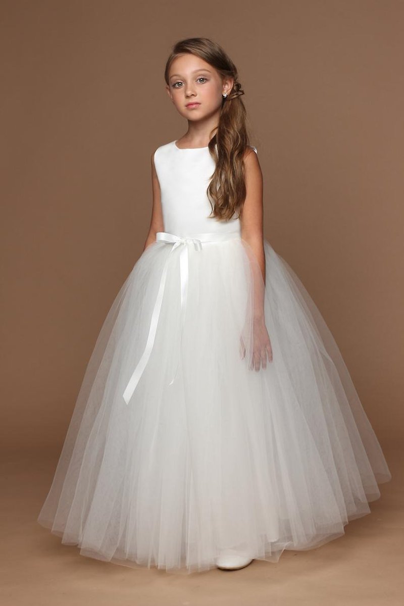 tulle flower girl dress for wedding, birthday, concerts. - Kids' Dresses - Other Materials Multicolor