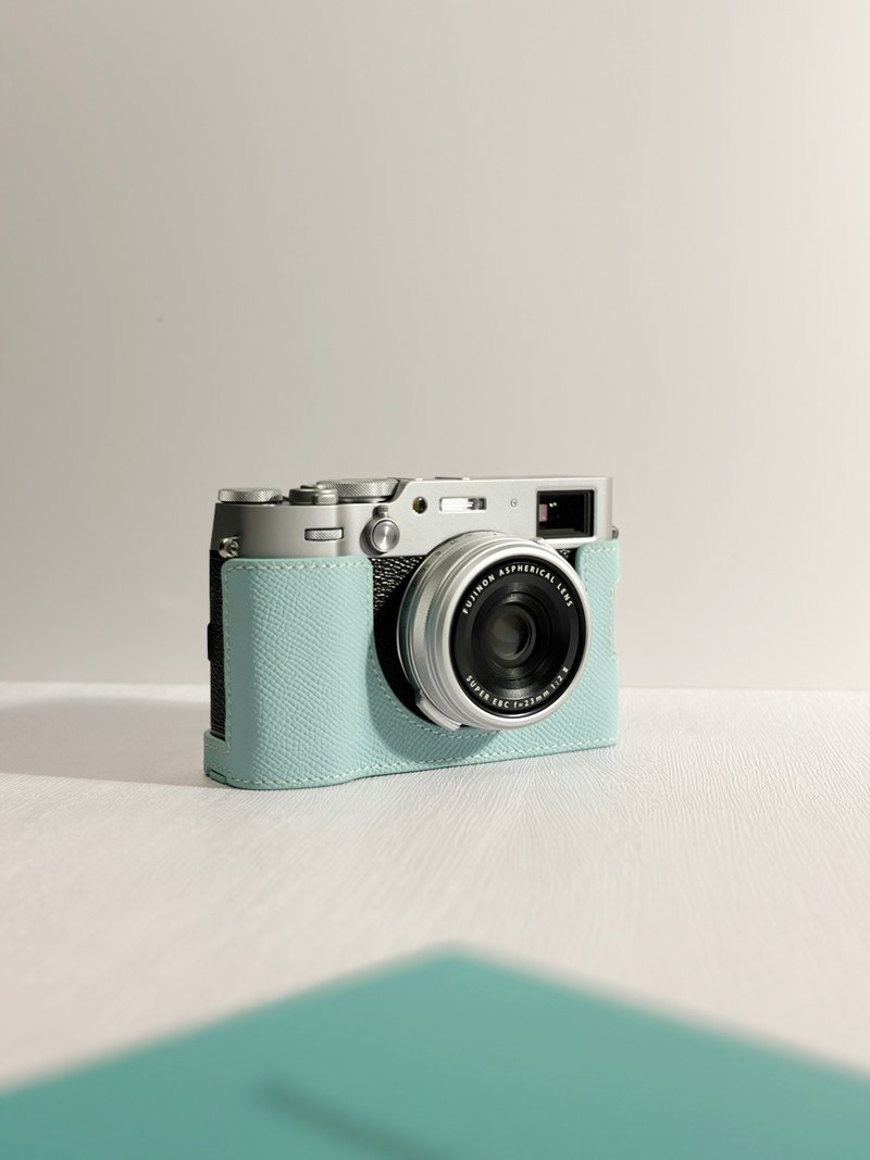 手掌紋皮革相機底座皮套 適用機型 Fujifilm X100VI - 相機包/相機袋 - 真皮 多色