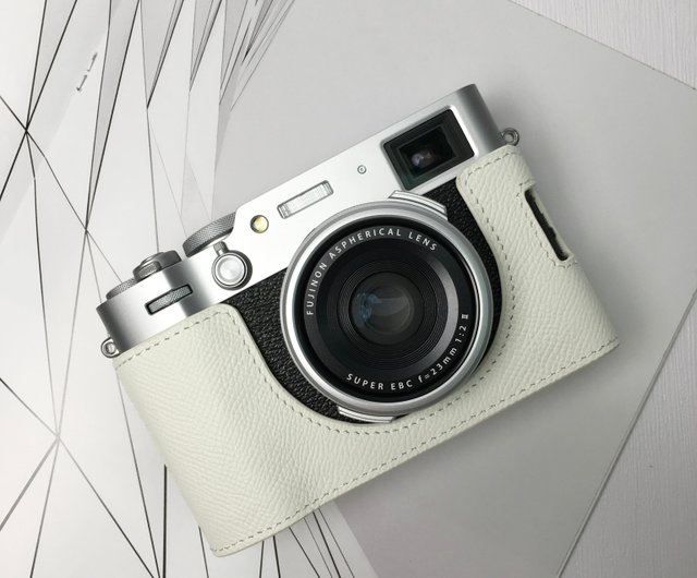対応機種：FUJIFILM X100VI ハンドグリップレザーカメラベースケース