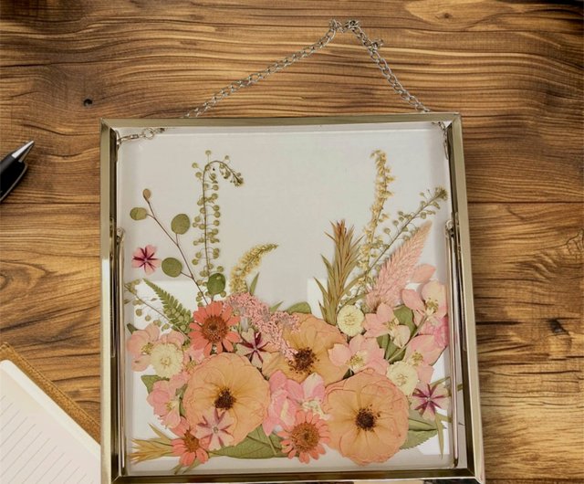 押し花フォトフレーム/押し花飾り/花飾り/押し花ギフト/家庭用品 押し花フォトフレーム/押し花飾り/花飾り/押し花ギフト/家庭用品
