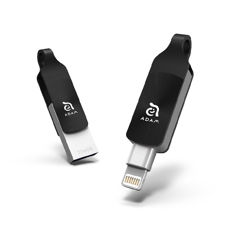 iKlips DUO+ 256GB iOS USB3.1隨身碟 黑 (加贈延長線) - USB 隨身碟 - 其他金屬 