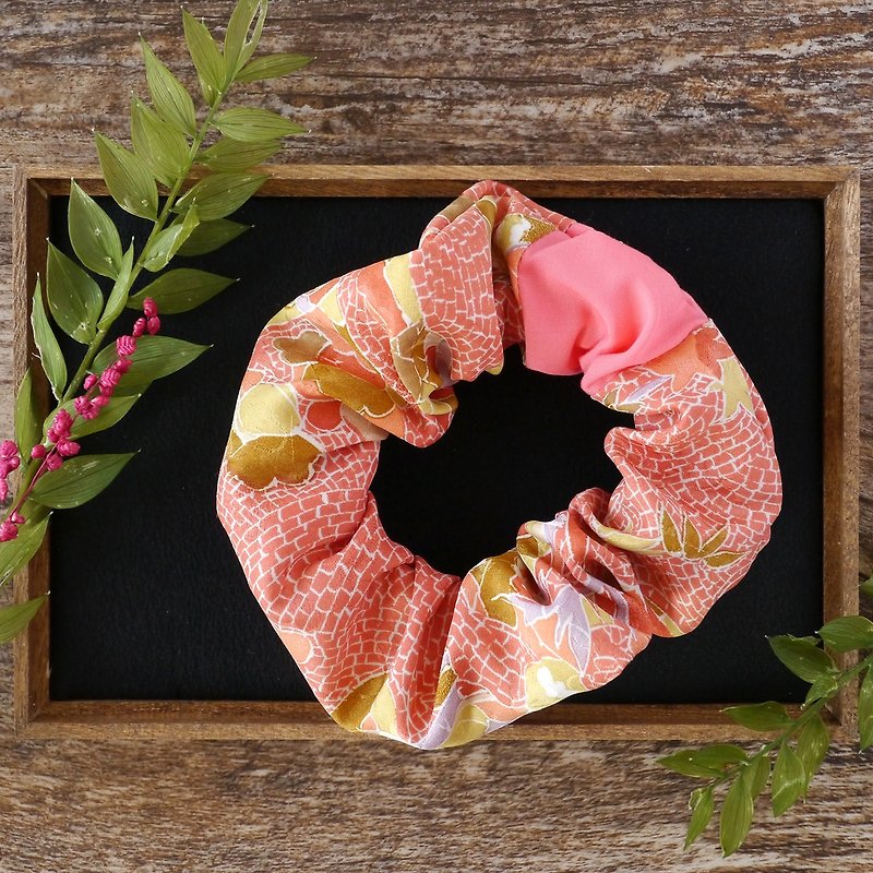 Happy hair ornament kimono - Hair Accessories - Cotton & Hemp Pink