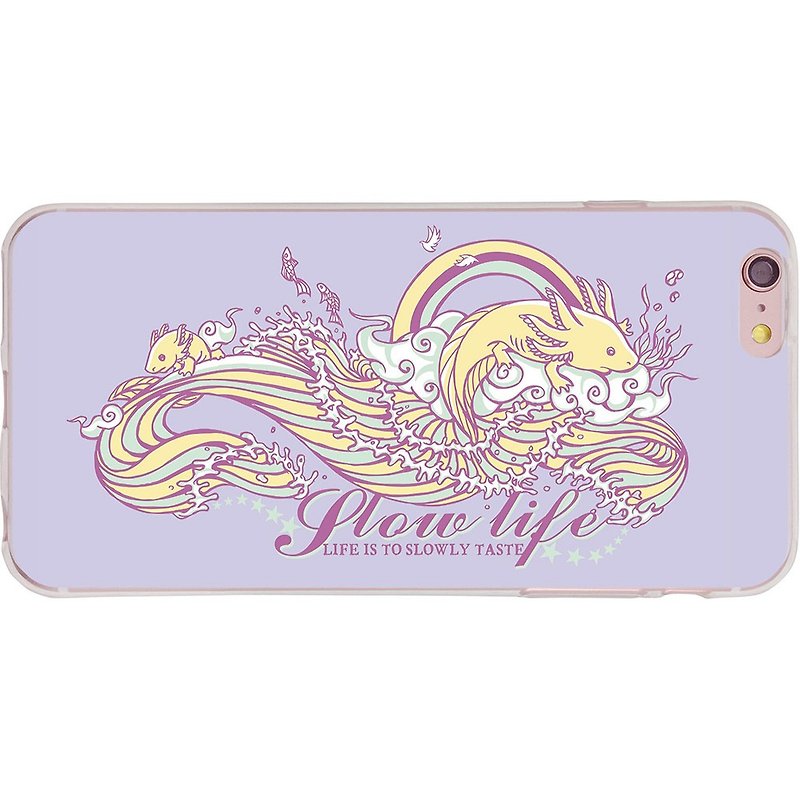 Series [New Year] slow life - the light forces -TPU phone case "iPhone / Samsung / HTC / LG / Sony / millet / OPPO" - Phone Cases - Silicone Purple