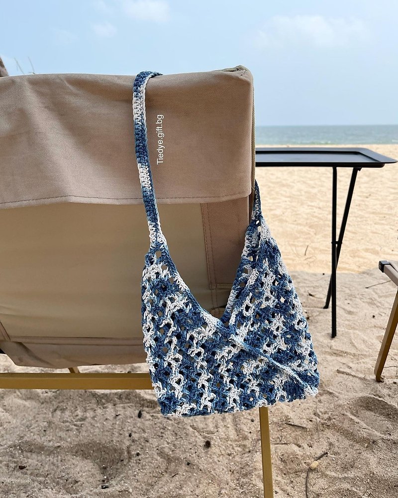 Crochet Bags - Other - Cotton & Hemp Blue