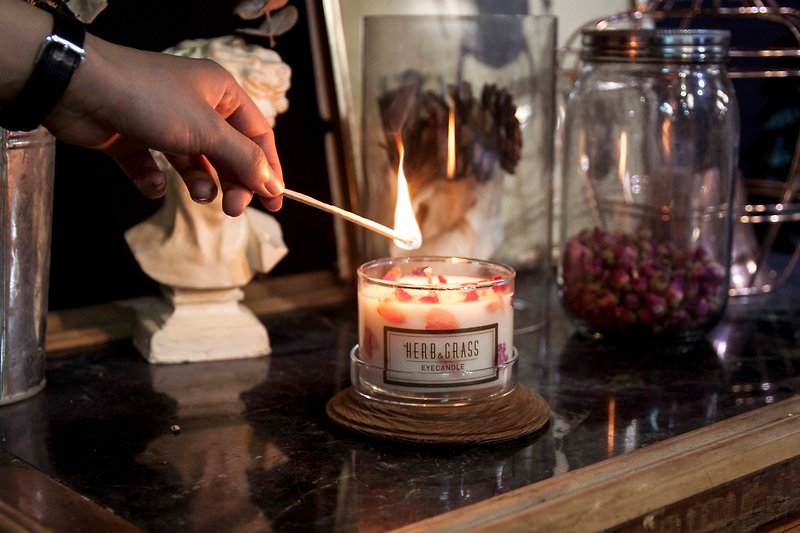 Flower scented candle hand-made course experience activities - เทียน/เทียนหอม - ขี้ผึ้ง 