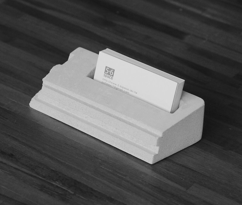 Multi-composition business card holder - Card Stands - Cement 