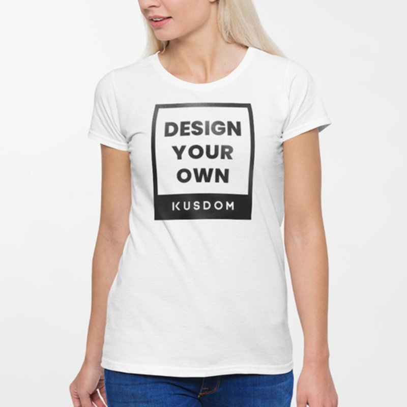 【客製化禮物】女版棉質圓領T恤 衣服│女裝上衣/T恤/服飾/素T - 女上衣/長袖上衣 - 棉．麻 多色