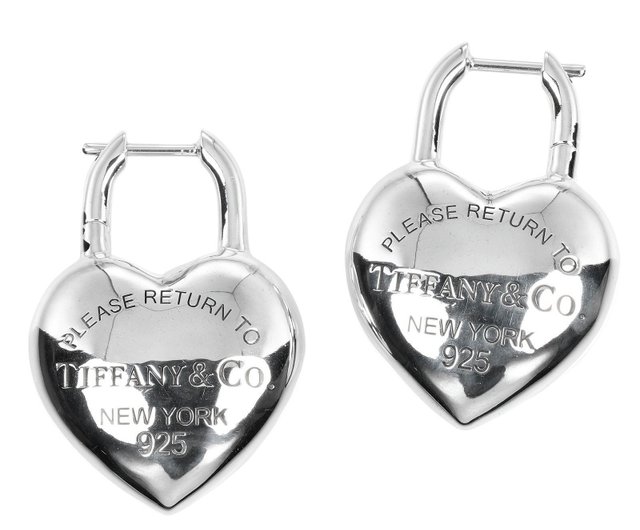 Tiffany フルハート ピアス シルバー925 リターン トゥ